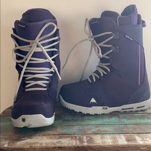 Burton Rampant Purple Snowboard Boots